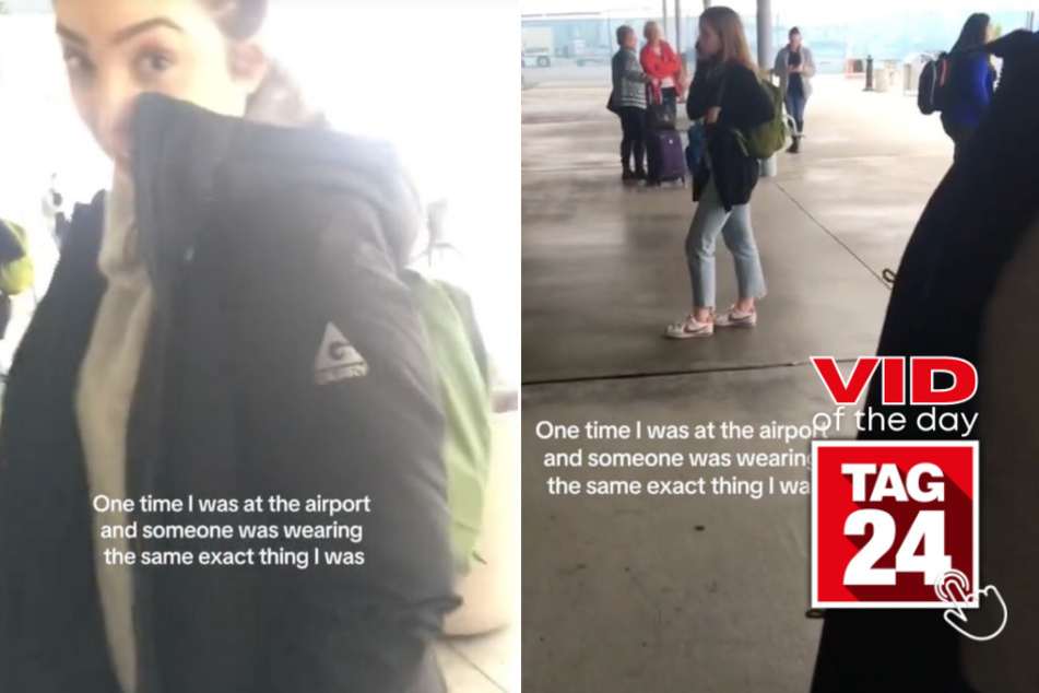 Viral Video of the Day for January 3, 2024: Woman spots real-life glitch in the Matrix at airport!