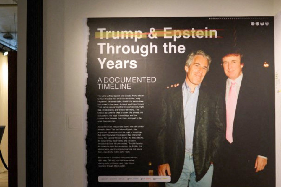 Trump and Epstein files "reading room" exhibit in NYC hits the road for national tour