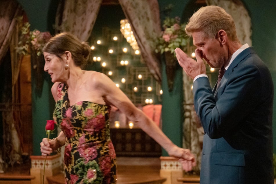 Gerry Turner (r.) struggled to keep his emotions in check as he sent three women home in episode 2.