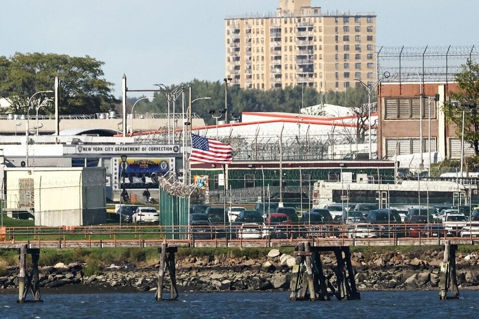 The entrance to the Rikers Island correctional facility in the Queens borough of New York City. The long-criticized jail will miss a deadline to shut down, posing questions about its future.