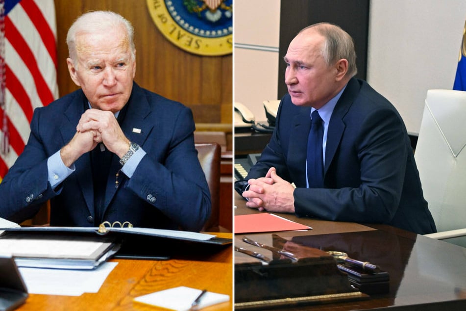 Biden and Putin hold call as US and Russia blame each other for Ukraine crisis