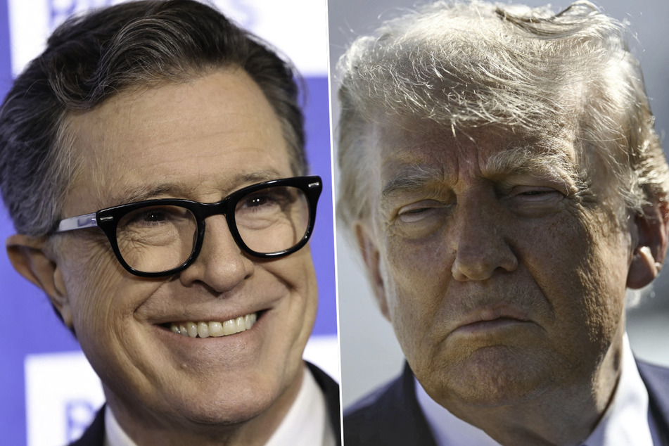 Trump hails end of Colbert's Late Show: "Thank goodness he's finally gone"