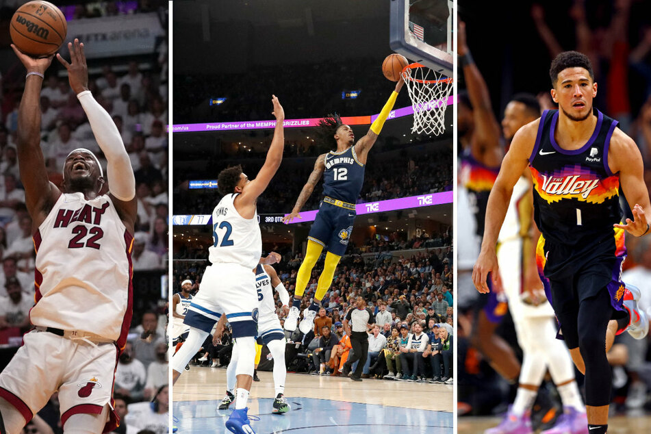 NBA Playoffs: Booker injury derails Suns, Heat and Grizzlies come out on top