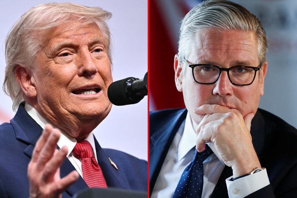 President Donald Trump (l.) declared Keir Starmer had "failed badly" as he added fuel to rumors that the UK prime minister is about to resign.