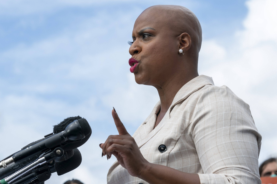 Massachusetts Rep. Ayanna Pressley released a statement in support of a civil rights complaint on the treatment of Haitian migrants.