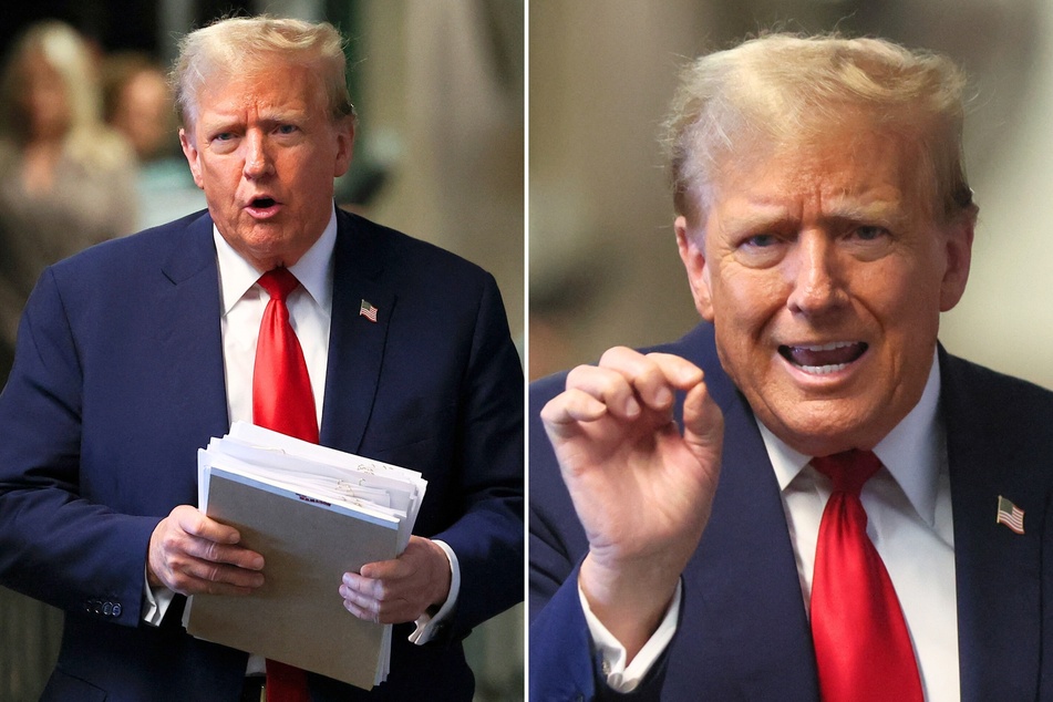 Donald Trump is facing scrutiny after he recently claimed that his supporters are being forced away from protesting outside his hush money trial.
