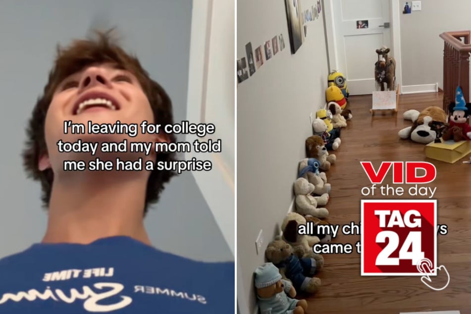Viral Video of the Day for August 20, 2025: College-bound son gets sweetest surprise from mom