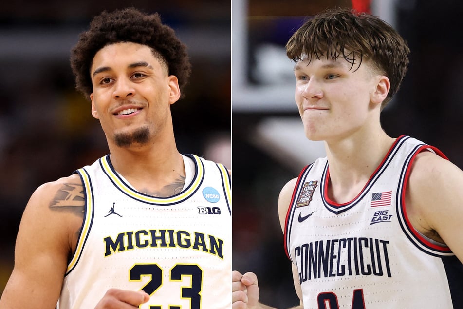 The University of Michigan and the University of Connecticut will face off in Monday night's NCAA college basketball championship.