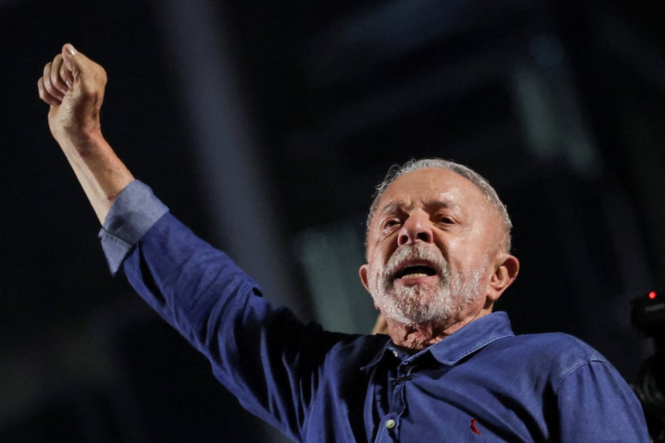 Brazil's President Luiz Inacio Lula da Silva addresses supporters after his victory in the presidential runoff election, at Paulista Avenue in Sao Paulo on October 26, 2026.