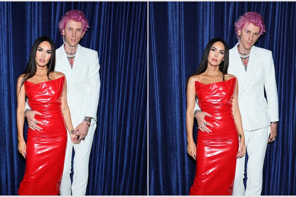 Back on? Megan Fox (l) and Machine Gun Kelly could be on the mend after being spotted together on multiple occasions..