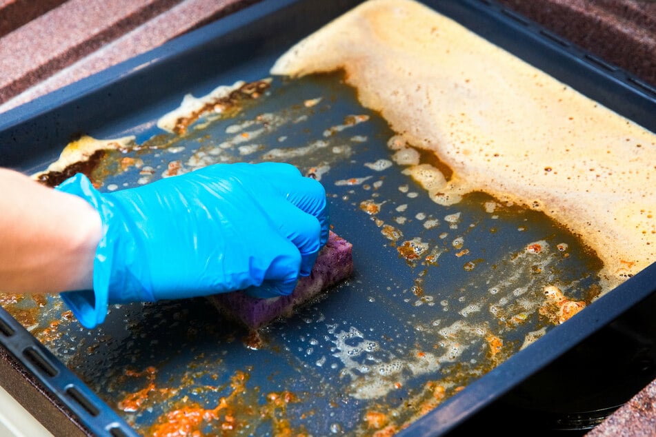 Remember to clean your nonstick baking sheet after every use, to save future time.