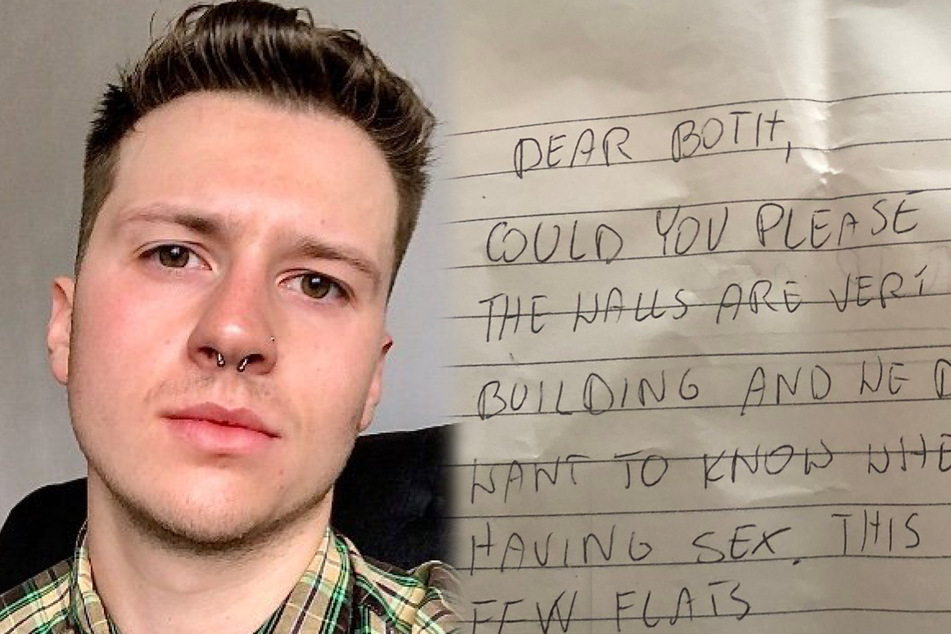 Man gets hilariously awkward note from neighbors complaining about noisy sex