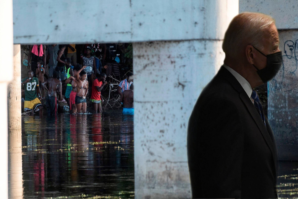 Haitian rights advocates launch protest in UN Plaza as Biden gives Assembly address