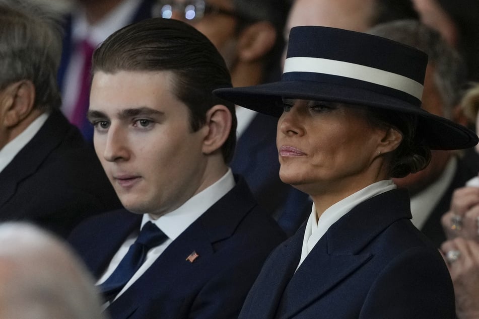 First lady Melania Trump slapped down theories linking Barron Trump to President Donald Trump's all-out war on Harvard University.