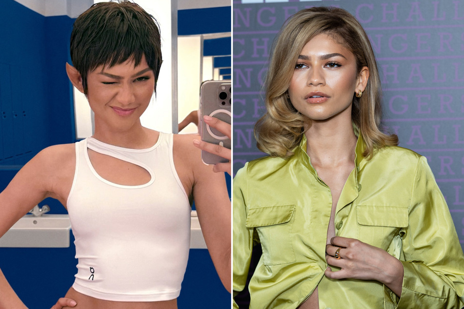 Zendaya debuted an out-of-this-world new look for her latest campaign with sportswear company On.