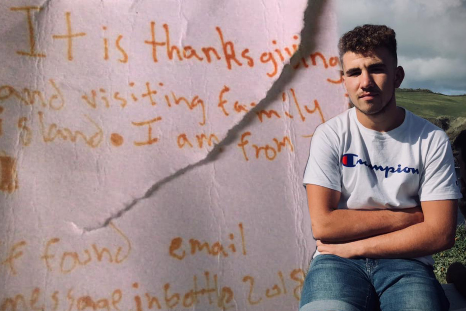 Teen searching for sender of message in a bottle that traveled over 2,000 miles!