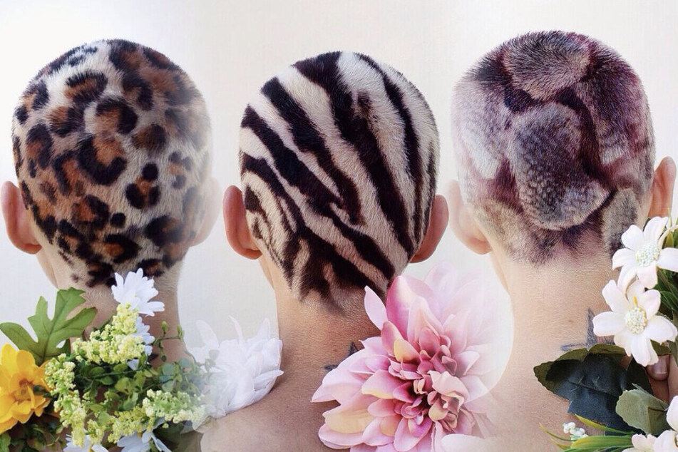 Hair tattoos are brining some much-needed color to the pandemic gray