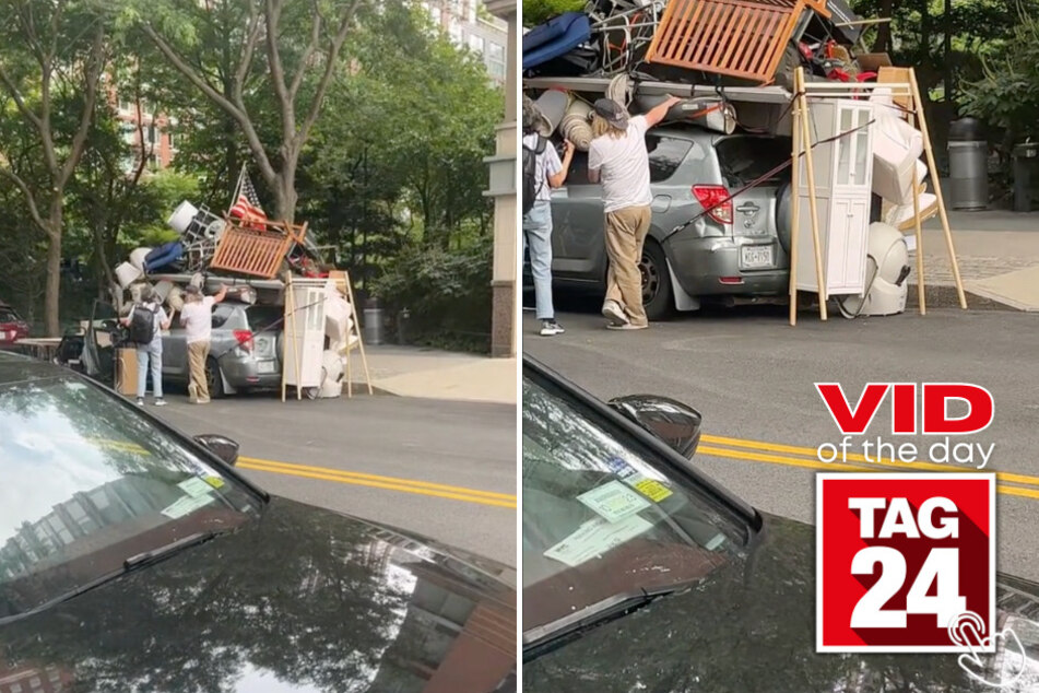 Today's Viral Video of the Day features a clever way to save some bucks while moving from place to place.