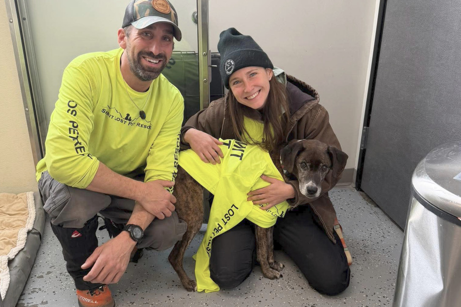 For Brandon Ciullo (l.), every dog rescue is emotional.