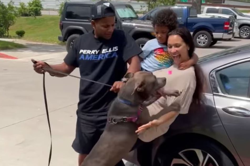 Juicee was thankfully reunited with her owners1