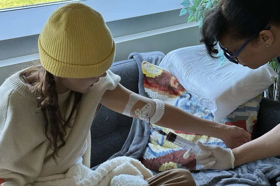Hadid thanked her medical carers, who she said helped her get to the point where she's "finally healthy" again.