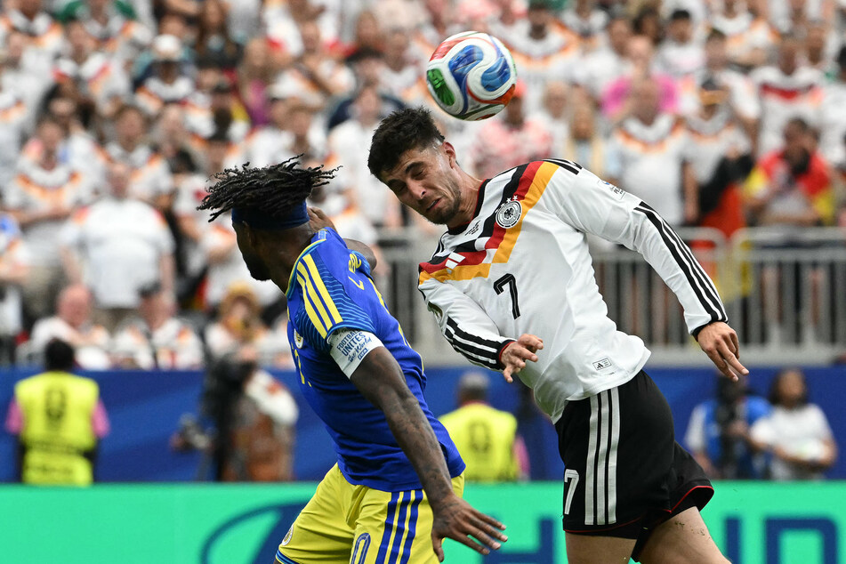 Germany beat Curaçao 7–1 on Sunday despite an early equalizer for the small Caribbean nation.