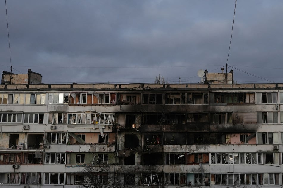 At least seven were killed as Russian attacks rocked Kyiv on Tuesday morning.