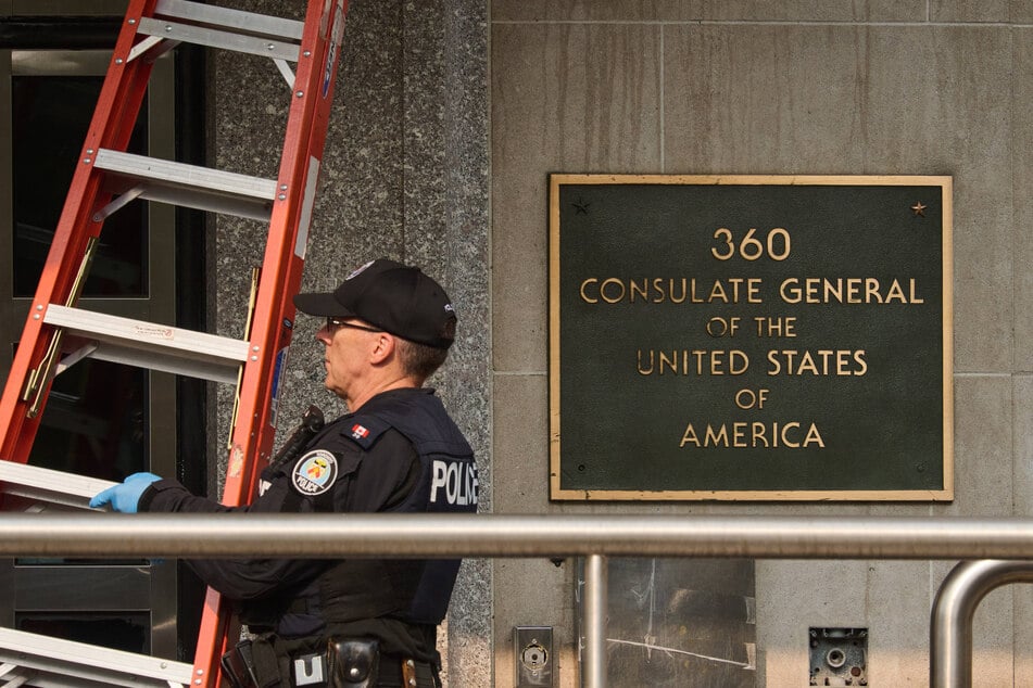 Two teenagers have been arrested in connection with the shooting at the US consulate in Toronto last month.