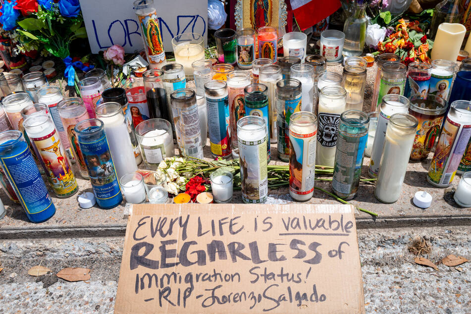 Witnesses have called the official account of the fatal shooting of Lorenzo Salgado by an ICE agent into question.