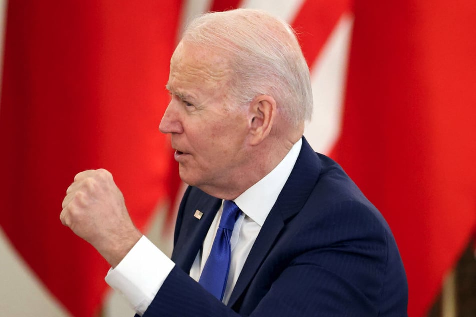 President Joe Biden delivered a speech at Warsaw's Royal Castle on Saturday evening, local time.