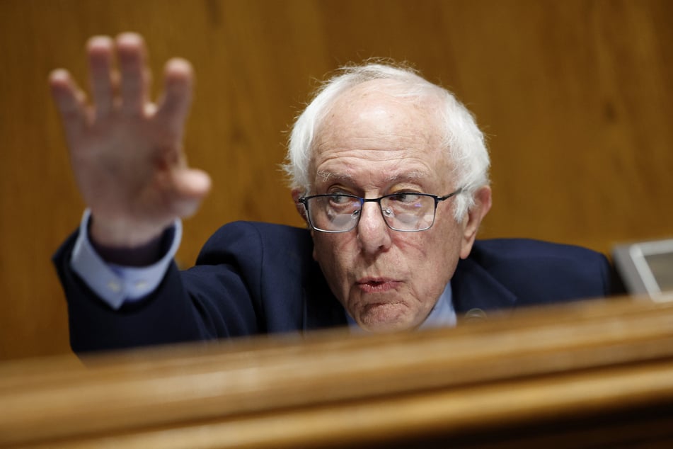 Ranking member Bernie Sanders speaks during a hearing with the Senate Committee on Health, Education, Labor, and Pensions in Washington DC on September 17, 2025.