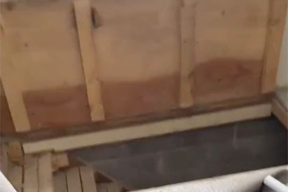 Woman discovers secret door that leads to a creepy mystery in her home