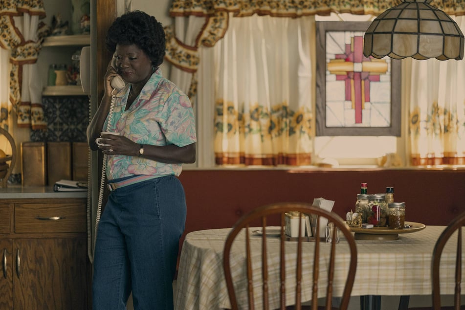 Viola Davis plays Michael Jordan's protective mother Deloris Jordan in Ben Affleck's biographical drama, Air.