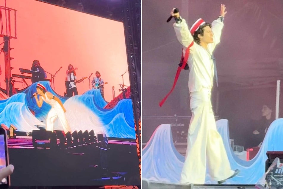 Capping off the night, in between a short downpour, came precious pop baby angel Conan Gray in a sailor suit (!) and adorable on-theme set pieces galore.