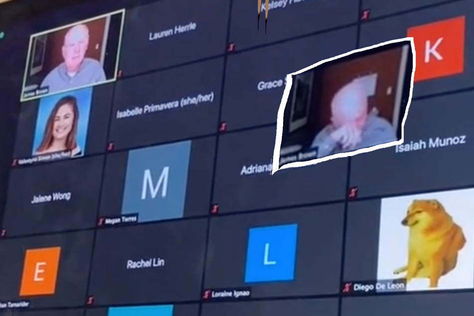 Students make their professor cry on Zoom