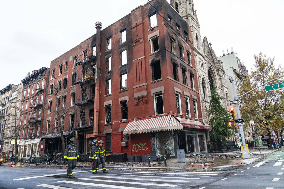 According to the FDNY, the fire started in the vacant adjacent building.