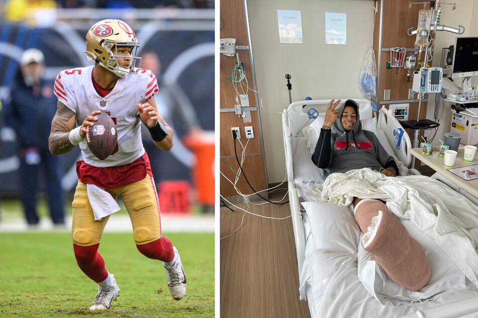Trey Lance has reportedly undergone a successful surgery on his broken ankle.