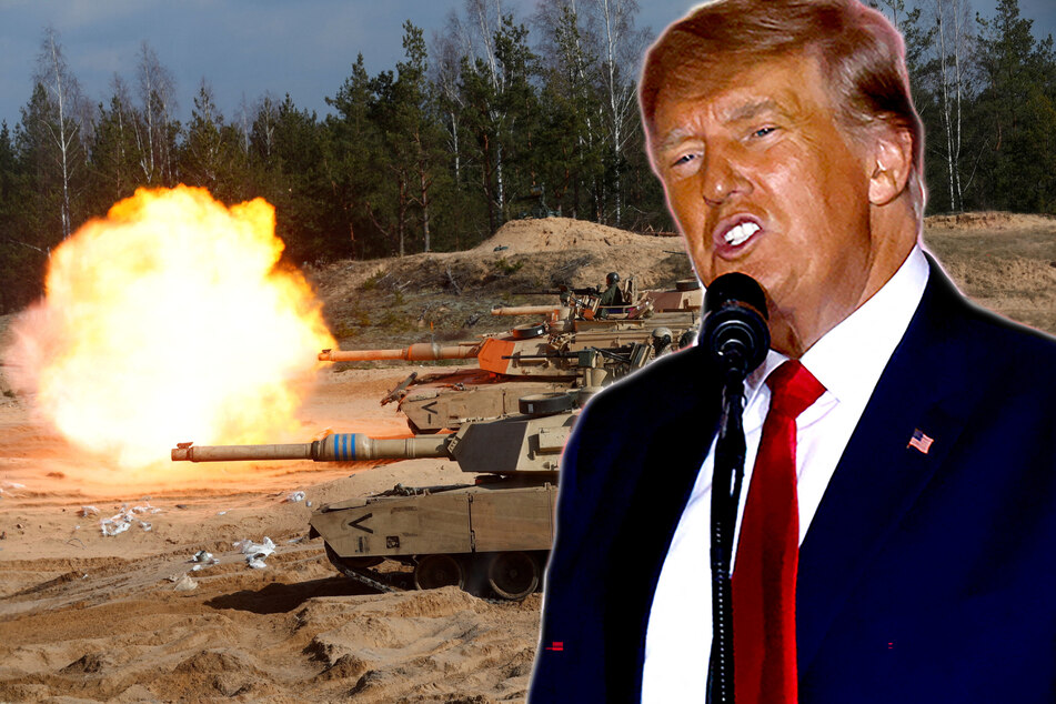 Former US President Donald Trump slammed the decision to send US tanks to Ukraine.