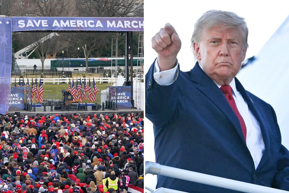 In a recent letter, Senate Democrats accused Donald Trump of giving "favorable" contracts to the company behind his January 6 rally for his America 250 celebrations.