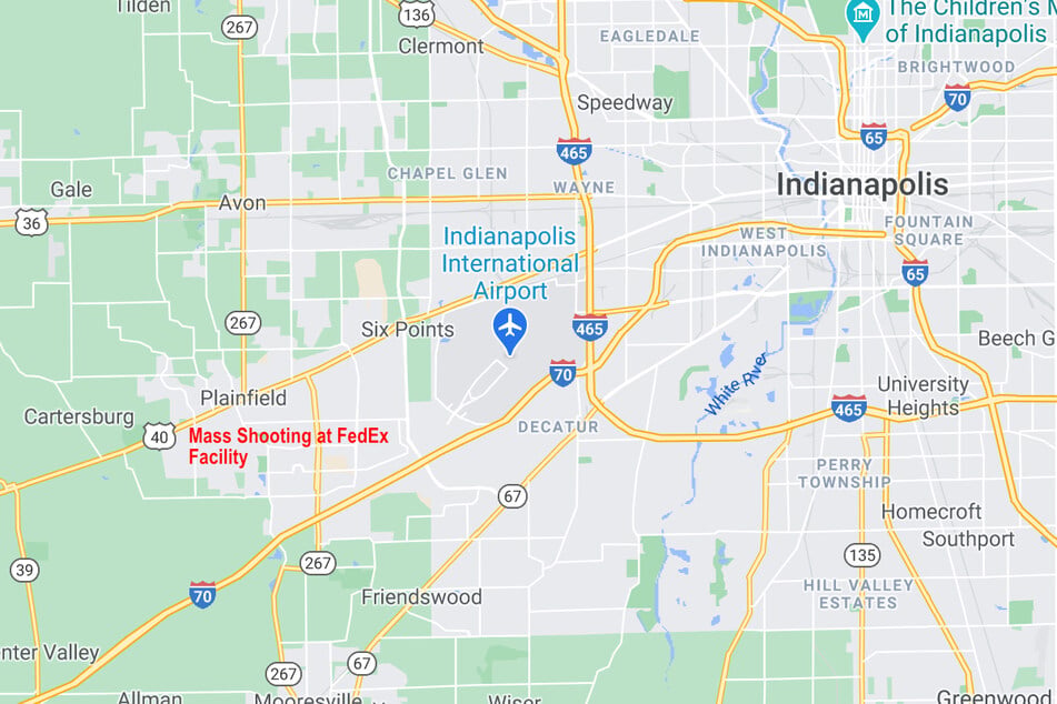 The FedEx Ground facility is on the city's southwest side near Indianapolis International Airport.