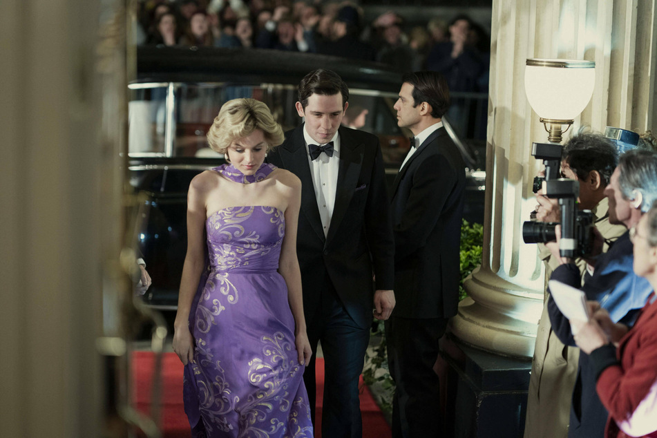 Emma Corrin as Princess Diana in the award-winning show The Crown.