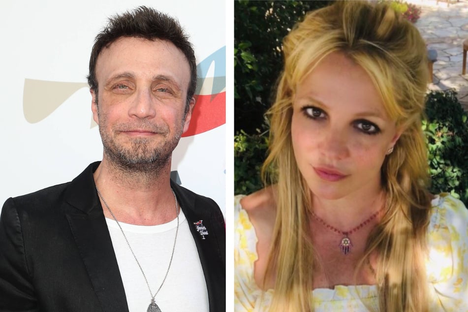 Larry Rudolph (l) is Britney Spears' longtime manager.