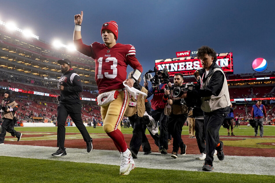 Seattle Seahawks quarterback Brock Purdy finished with 332 yards and three touchdowns through the air.