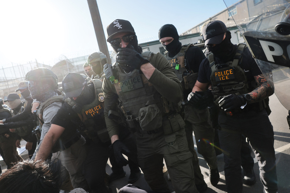 A US Immigration and Customs Enforcement agent was arrested over the alleged shooting of a Venezuelan migrant in January.