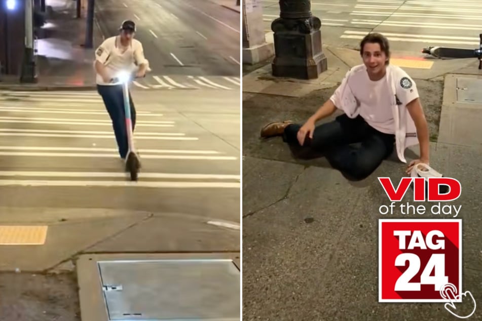 Check out Seattle's wildest scooter fail of the year!