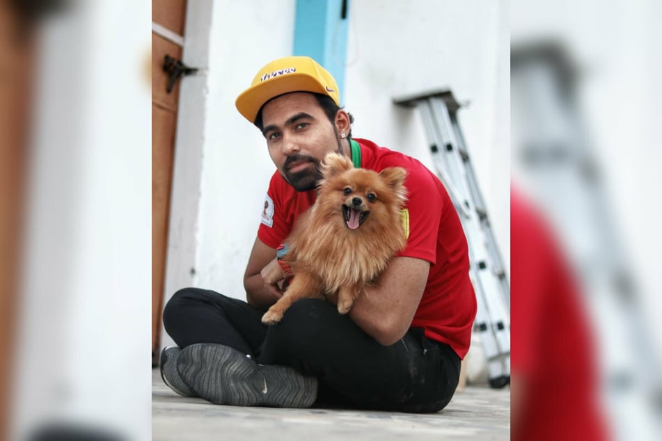 Indian YouTuber Gaurav Sharma (32) likes to show off with his dog on Instagram, and his four-legged friend even has his own profile.