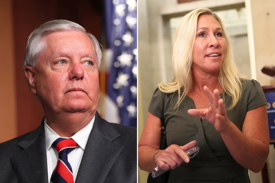 Congresswoman Marjorie Taylor Greene criticized Senator Lindsey Graham after he expressed doubts about House Republican's effort to impeach the president.