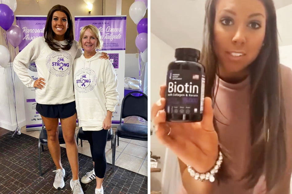 Madison Russo also claimed she didn't lose her hair during treatment because she took biotin supplements.