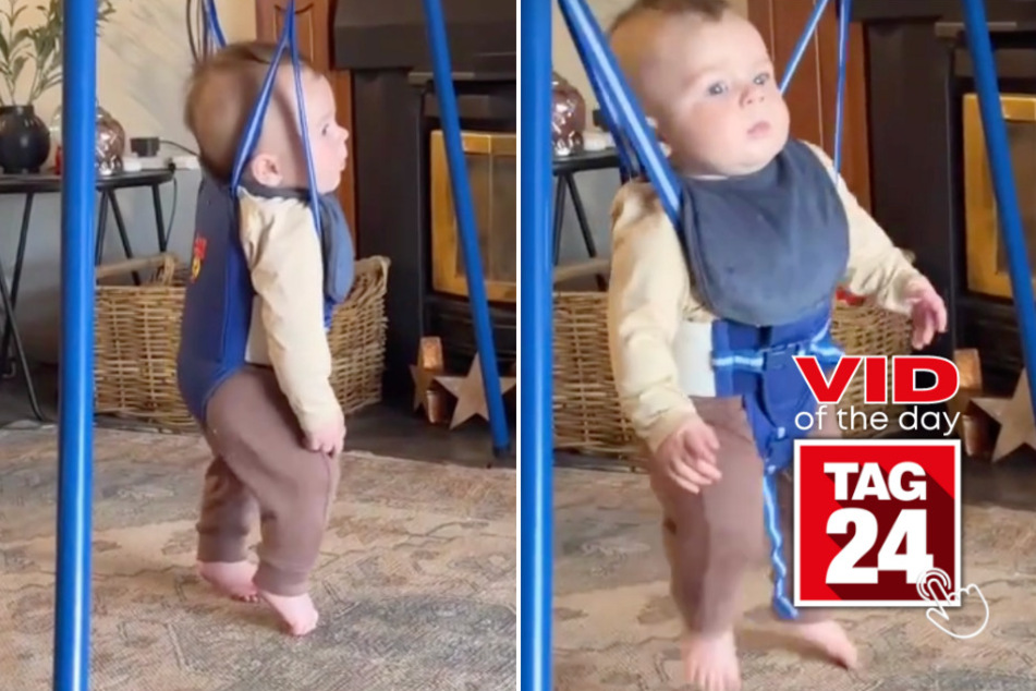 Viral Video of the Day for December 12, 2025: Toddler's accidental Irish jig has the internet crying with laughter!