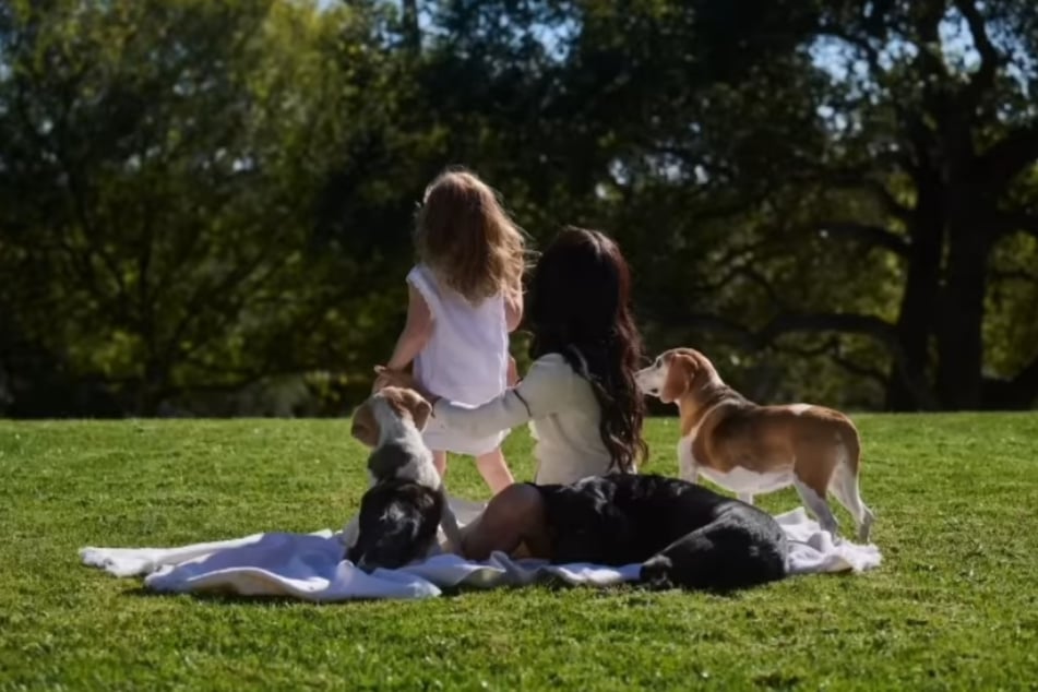 Meghan Markle shared a rare look at her family life in a video honoring her late dog, Guy.